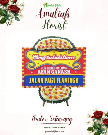 Sewa Papan Bunga 35 Ilir